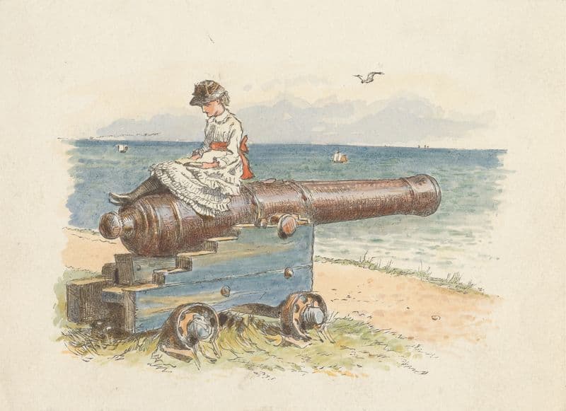 By the Sea as a canvas print