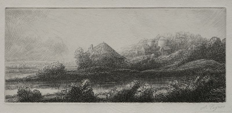 Cabin in the Marsh (c. 1857–1911) as a canvas print