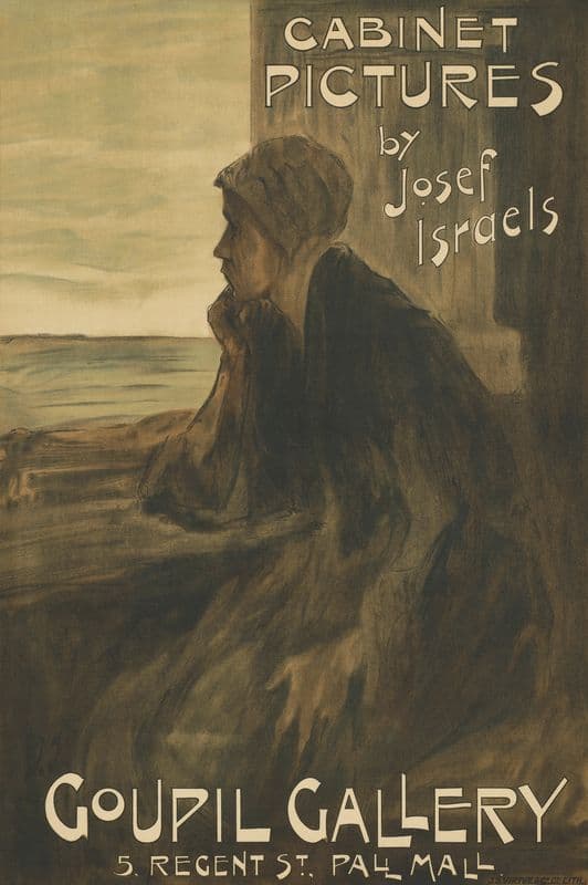 Cabinet Pictures by Josef Israels (1905 - 1911) as a canvas print