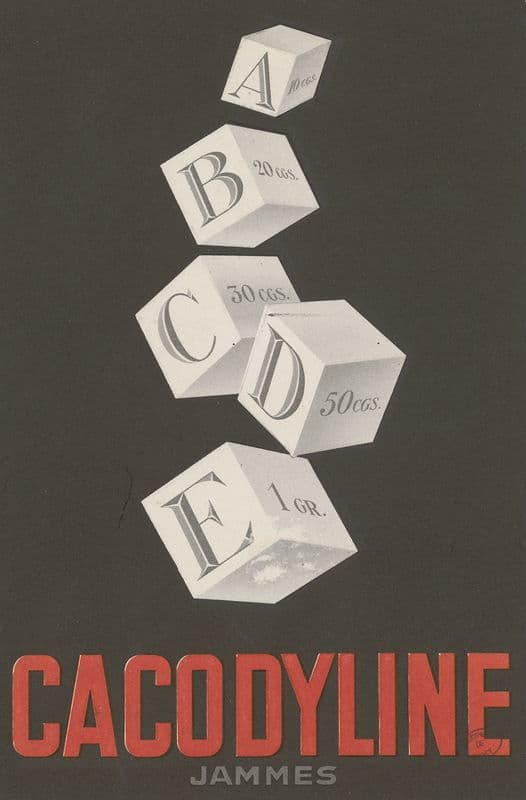Cacodyline Jammes (1910-1950) as a canvas print