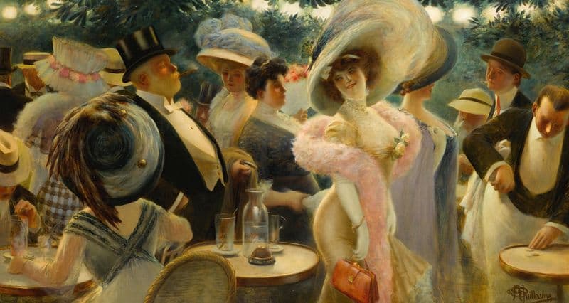 Café de Paris as a canvas print