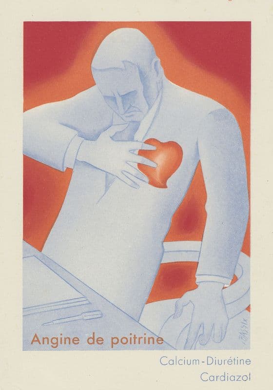 Calcium-diurétine Cardiazol (1910-1950) as a canvas print