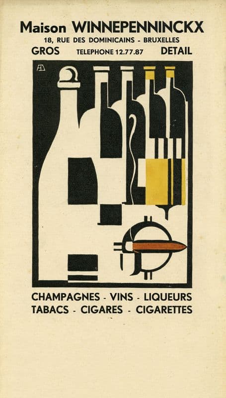 Calendar for Maison Winnepenninckx as a canvas print