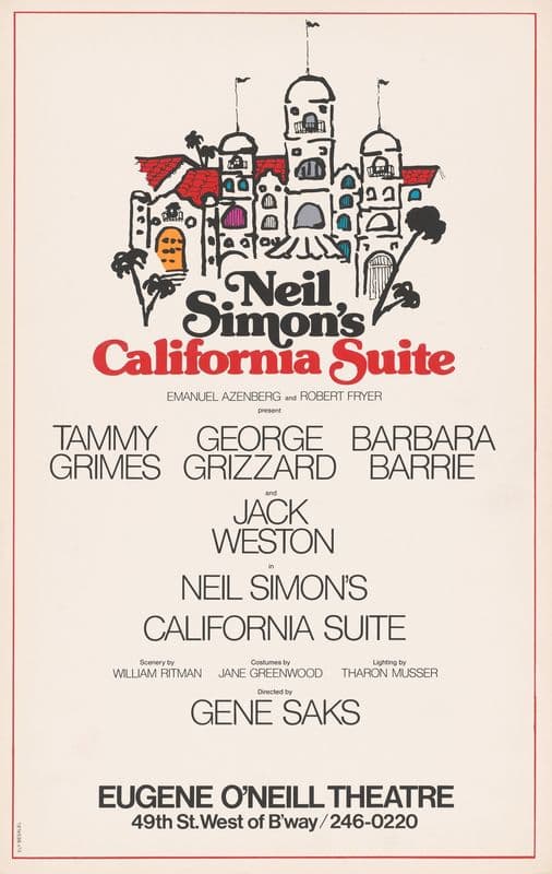 California Suite as a canvas print