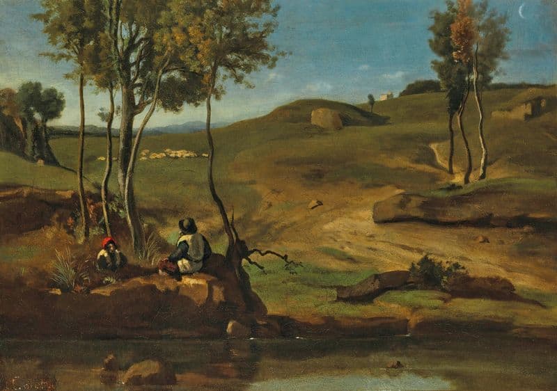 Campagne Italienne as a canvas print