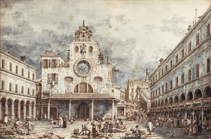 Campo San Giacomo Di Rialto, Venice as a canvas print