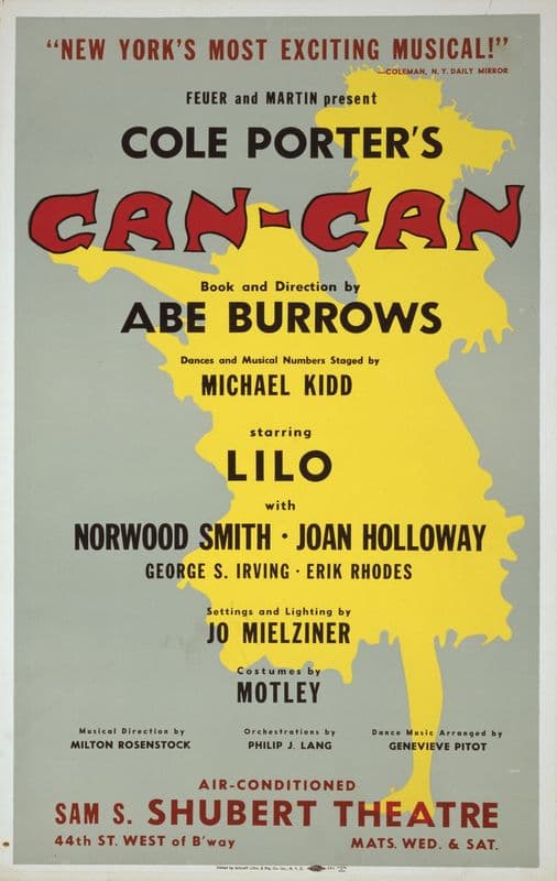 Can-Can as a canvas print