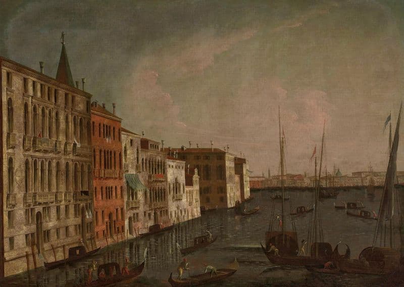 Canal Grande in Venice (1742-1770) as a canvas print
