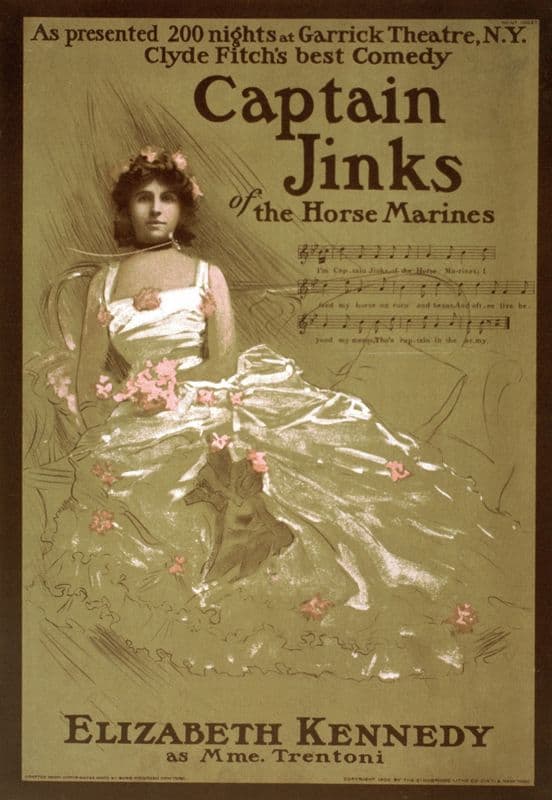 Captain Jinks of the Horse Marines as a canvas print