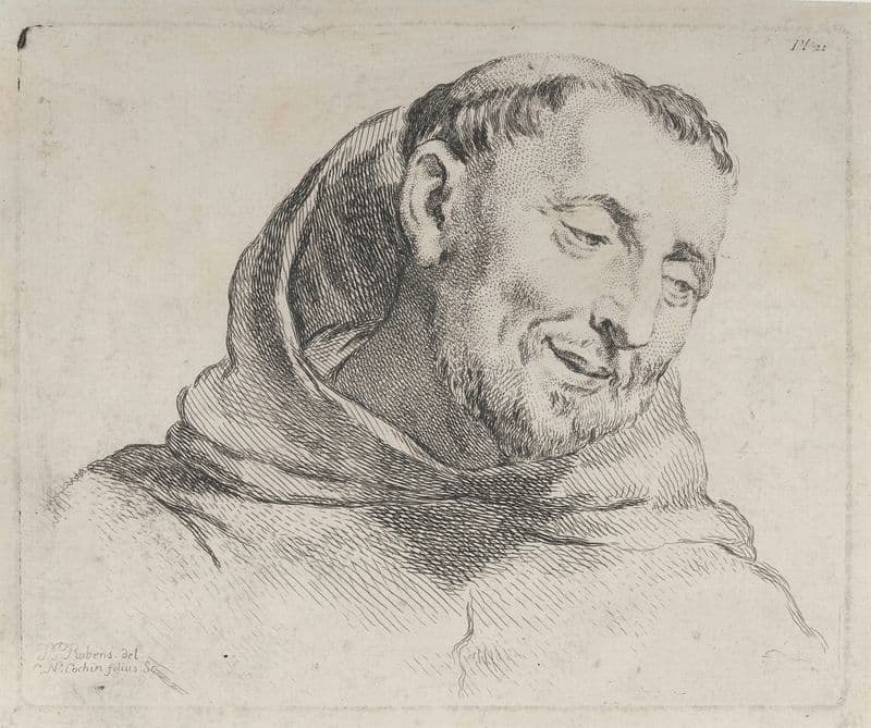 Capuchin Monk as a canvas print