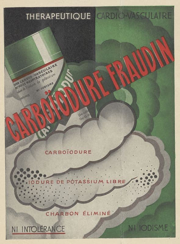 Carboïodure Fraudin (1910-1950) as a canvas print
