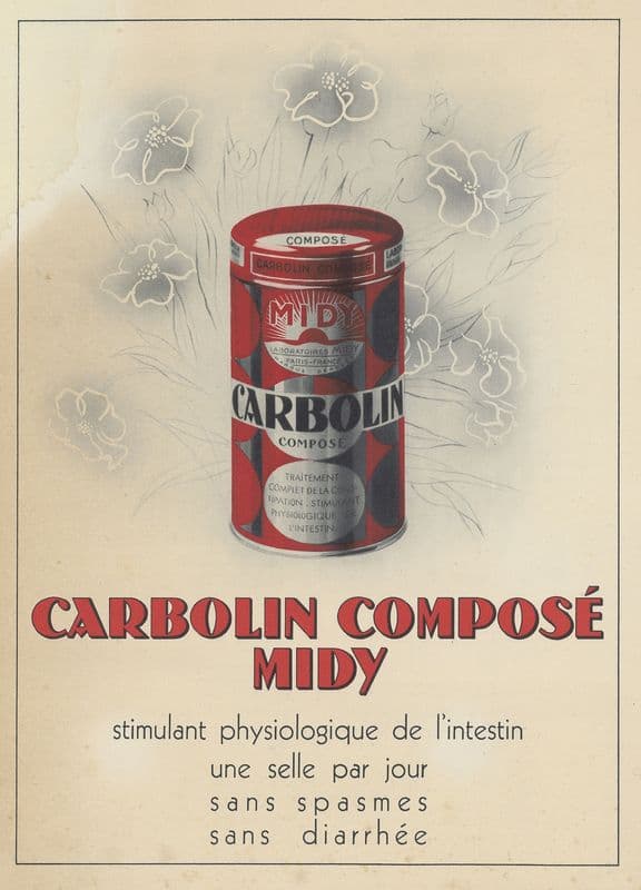 Carbolin composé Midy (1910-1950) as a canvas print