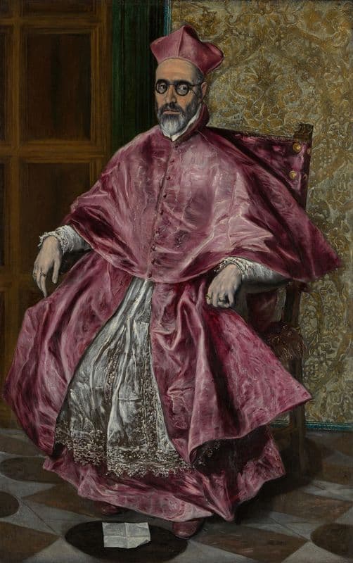 Cardinal Fernando Niño de Guevara (1541–1609) (ca. 1600) as a canvas print