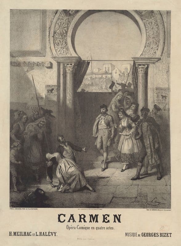 Carmen as a canvas print