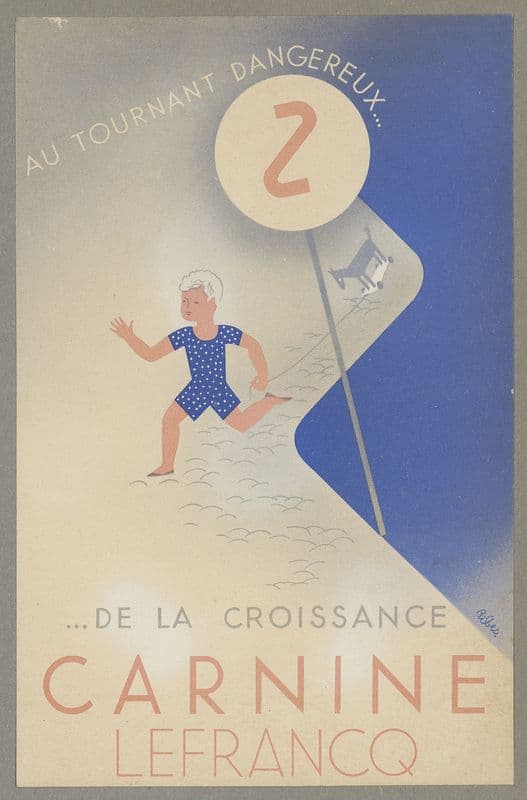 Carnine Lefrancq (1910-1950) as a canvas print