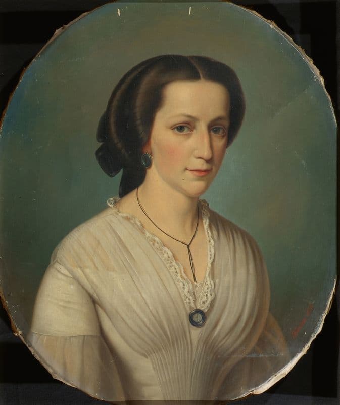 Caroline von Stalitz, geb. Petke as a canvas print
