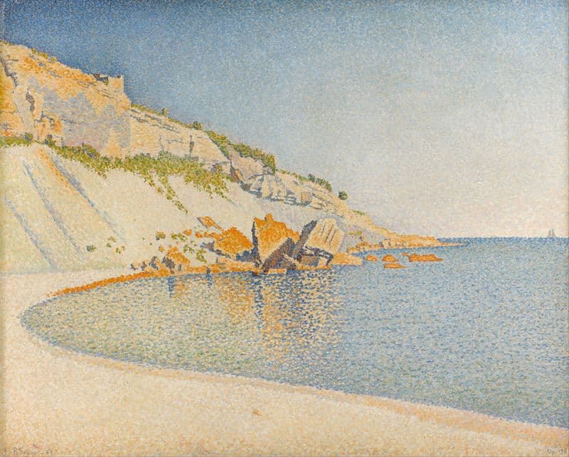 Cassis, Cap Lombard, Opus 196 as a canvas print