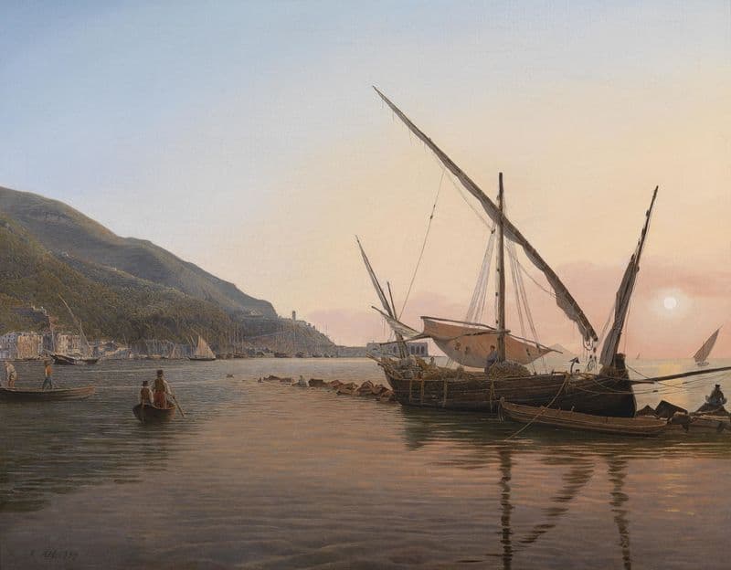 Castellamare am Golf von Neapel as a canvas print