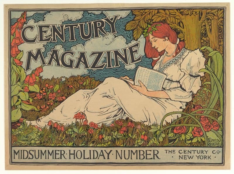 Century Magazine – Midsummer Holiday Number as a canvas print
