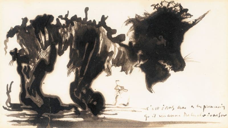 C’est Dans Une De Ses Promenades Qu’il Rencontra Nabuchodonosor as a canvas print