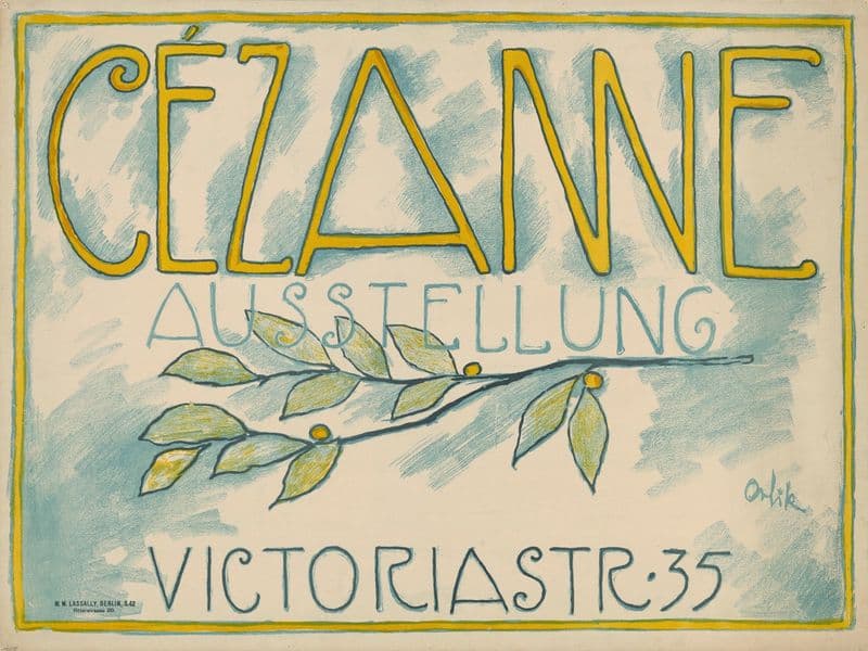 Cézanne-Ausstellung as a canvas print