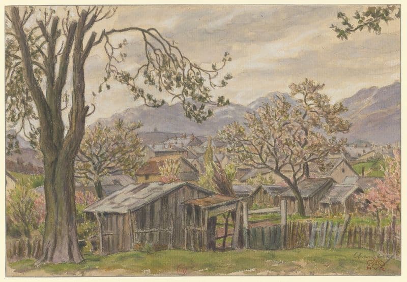 Chambéry as a canvas print