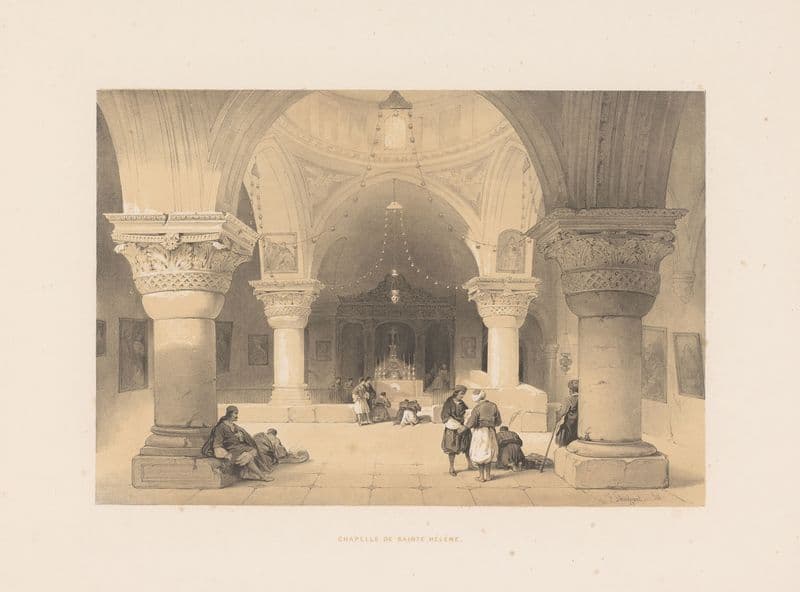 Chapelle de sainte Hélène as a canvas print