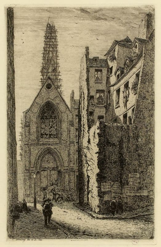 Chapelle du collège de Beauvais as a canvas print