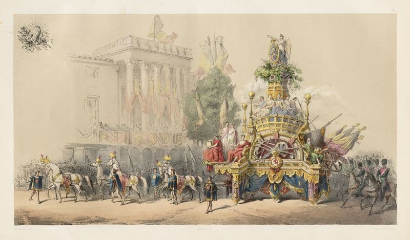 Char de la Paix ou de Léopold Ier as a canvas print