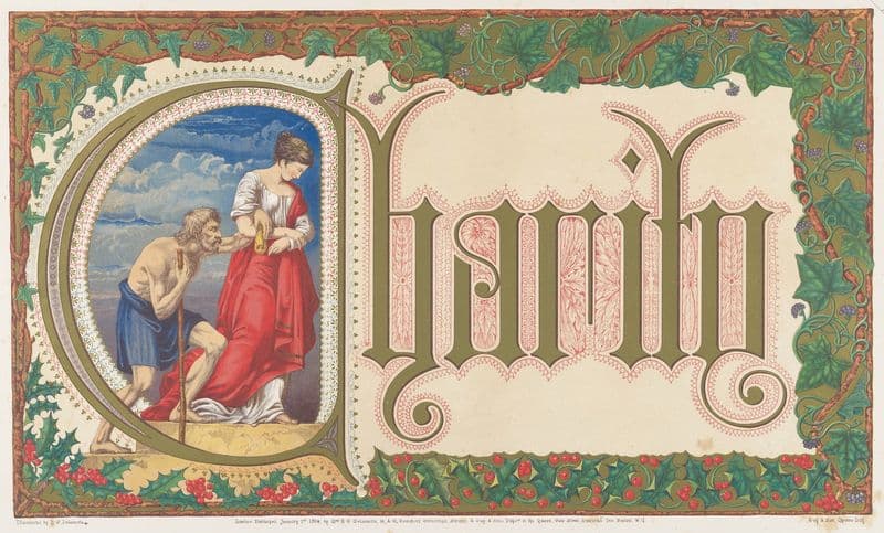 Charity as a canvas print
