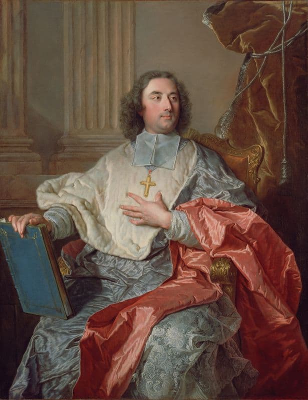 Charles de Saint-Albin,Archbishop of Cambrai as a canvas print