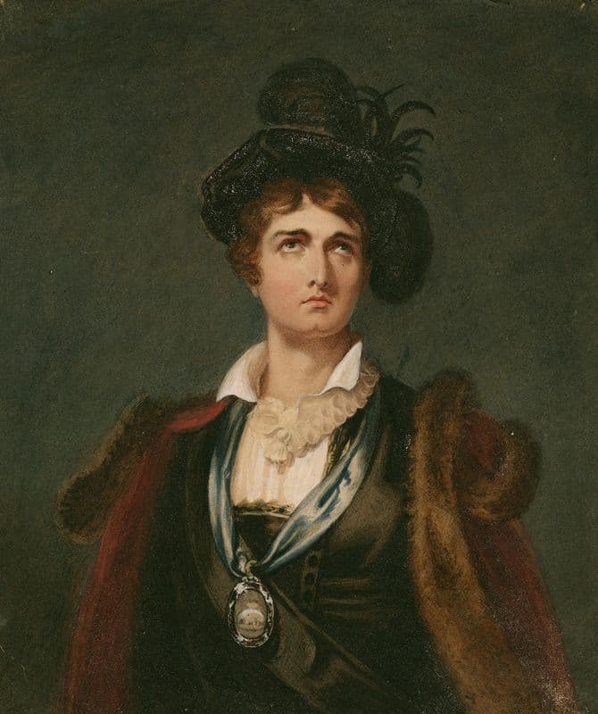 Charles Kemble as Hamlet as a canvas print