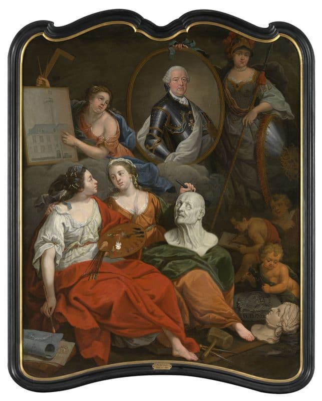 Charles of Lorraine as Patron of Arts as a canvas print