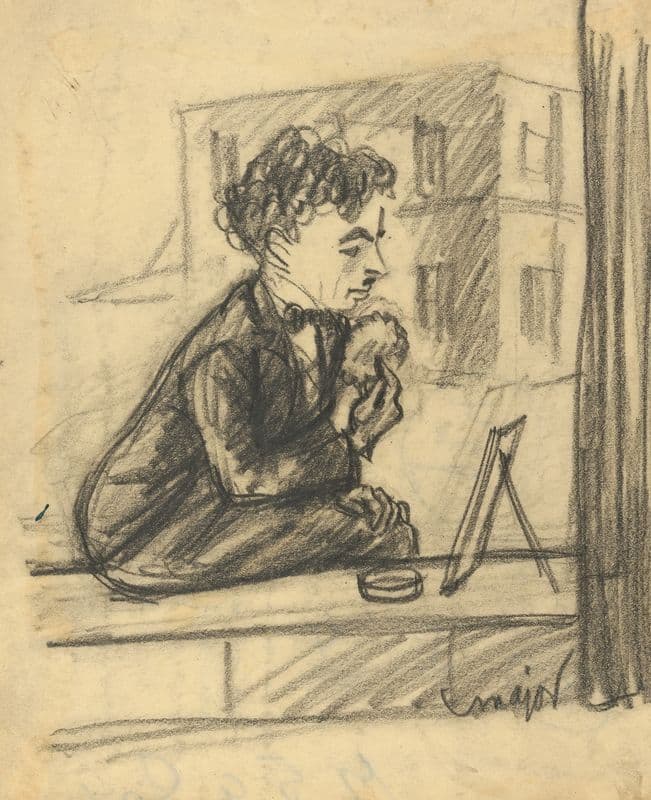 Charlie Chaplin (c.1925) as a canvas print
