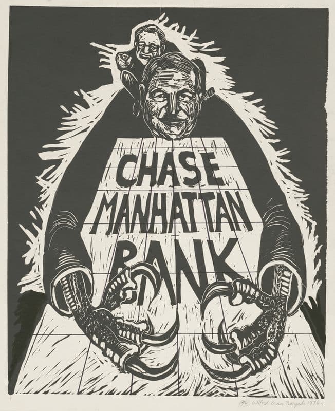 Chase Manhattan bank as a canvas print