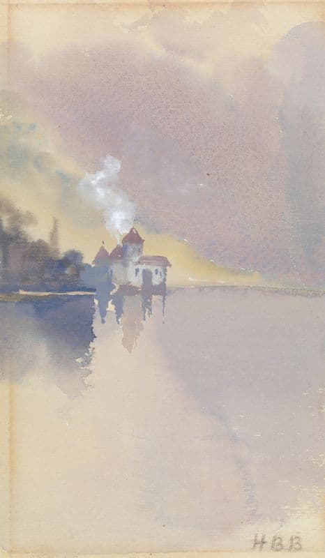 Château de Chillon as a canvas print