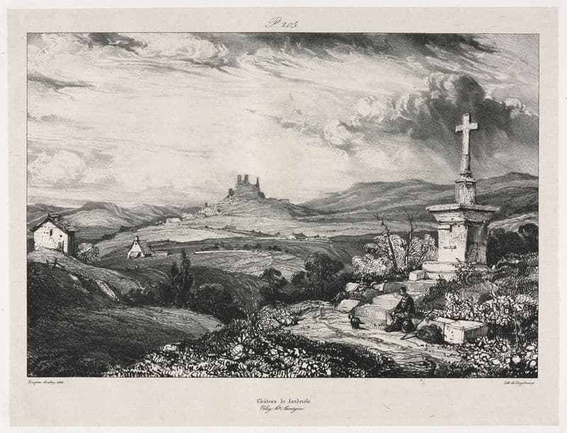 Château de Larderole as a canvas print