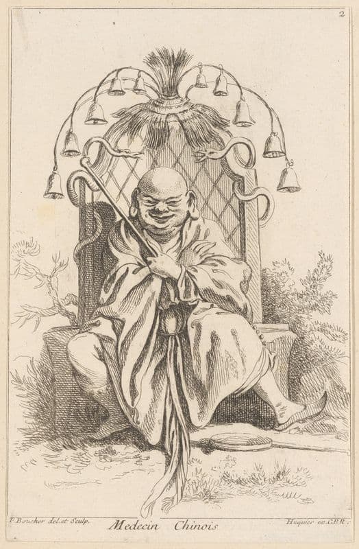 Chinese doctor (1738–1745) as a canvas print