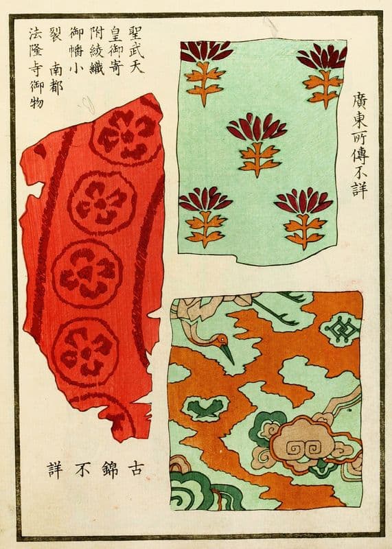 Chinese prints pl.2 (1871-1894) as a canvas print