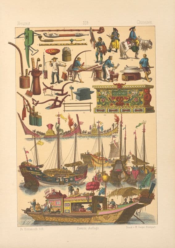 Chinesen as a canvas print