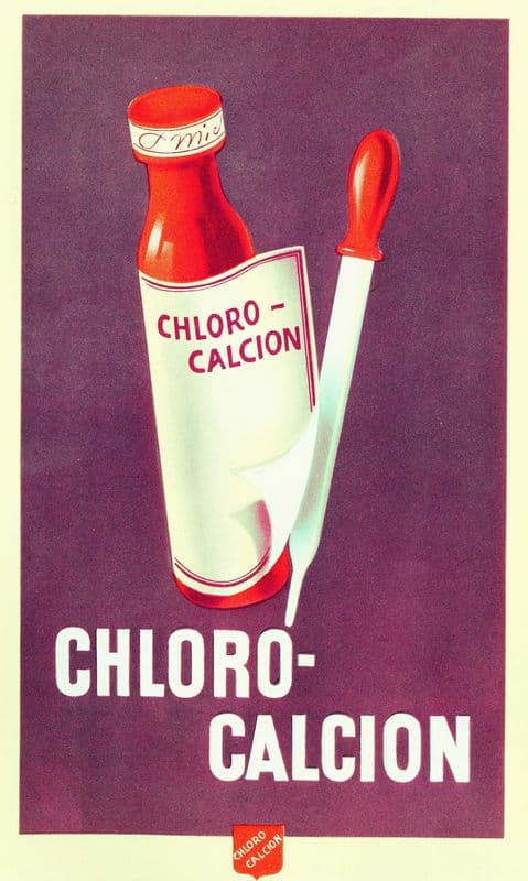 Chloro-Calcion (1910-1950) as a canvas print