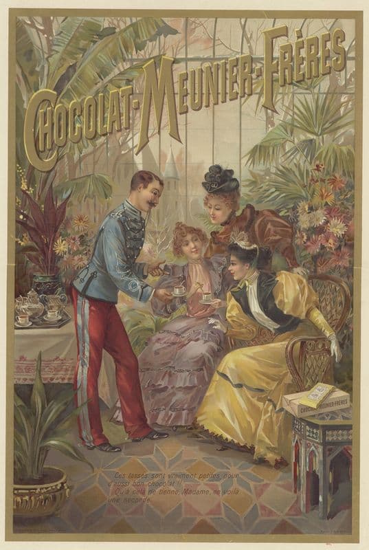 Chocolat-Meunier-Frères as a canvas print