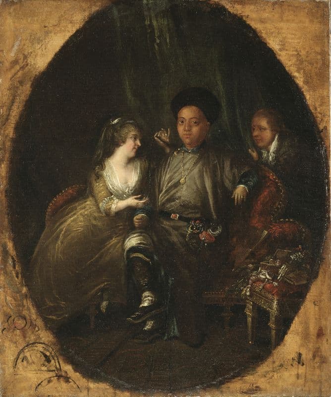 Choi Afock, Aurora Taube and Olof Lindahl as a canvas print