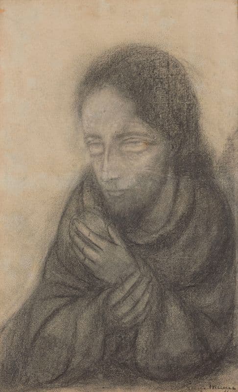 Christ as a canvas print