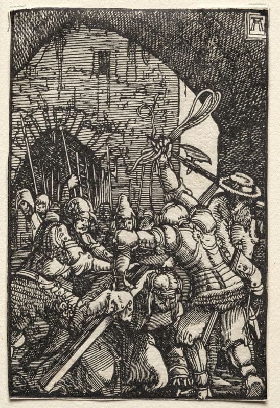 Christ Bearing the Cross (c. 1515) as a canvas print