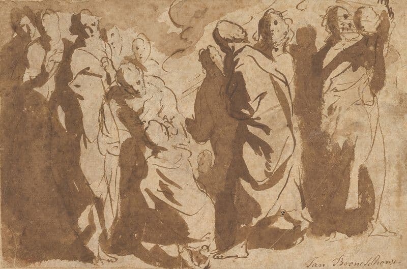 Christ Healing the Paralytic (ca. 1616–20) as a canvas print