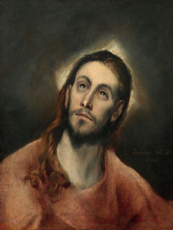 Christ In Prayer (from 1595 until 1597) as a canvas print