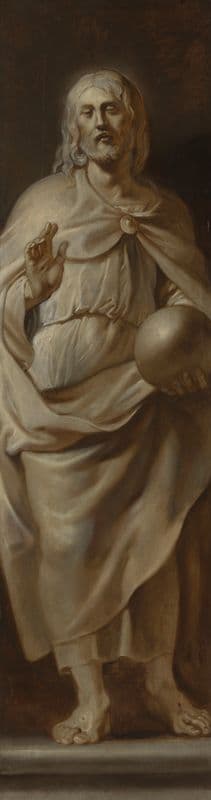 Christ Salvator Mundi as a canvas print