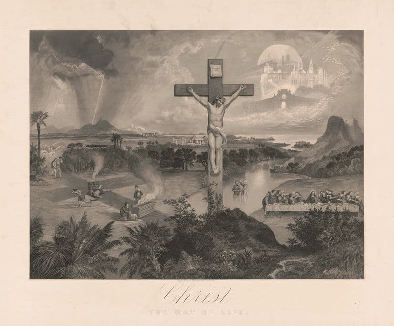 Christ, the way of life as a canvas print