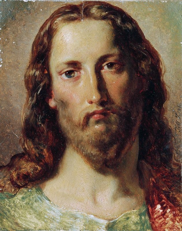 Christuskopf as a canvas print